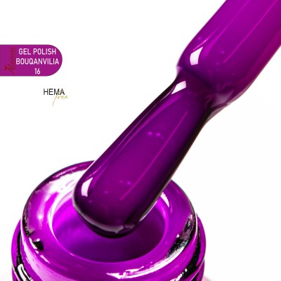 GEL POLISH BOUQANVILIA 16 HEMA FREE ALEZORI 15ml